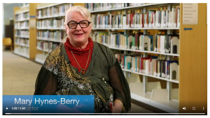 Video Still of Mary Hynes-Berry