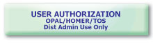 User authorization button for OPAL, HOMER, and TOS.