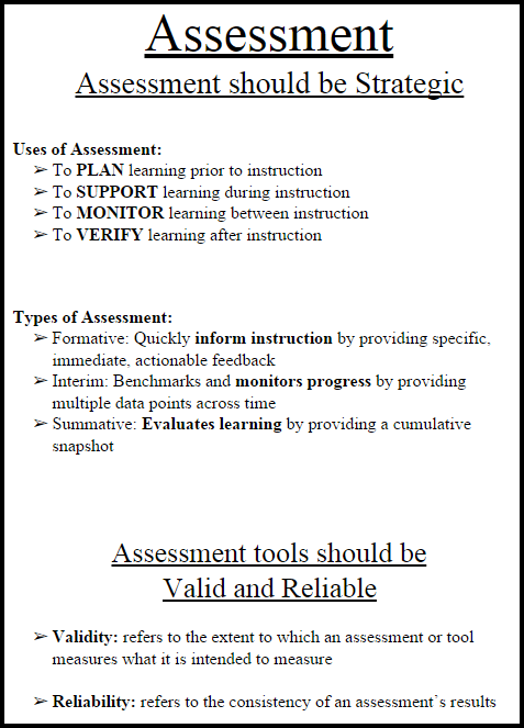 Note-Taking Tool: Assessment