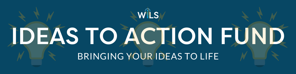 Blue banner that reads WiLS 2022 Ideas to Action