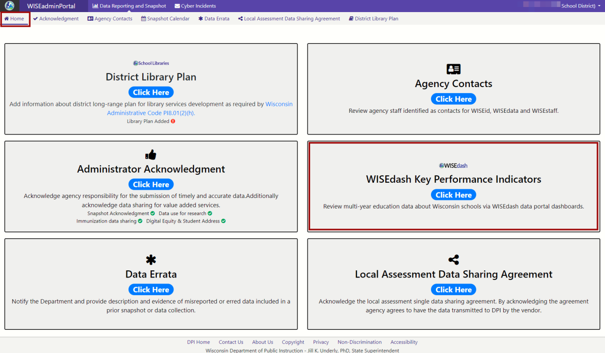 wiseadmin home page