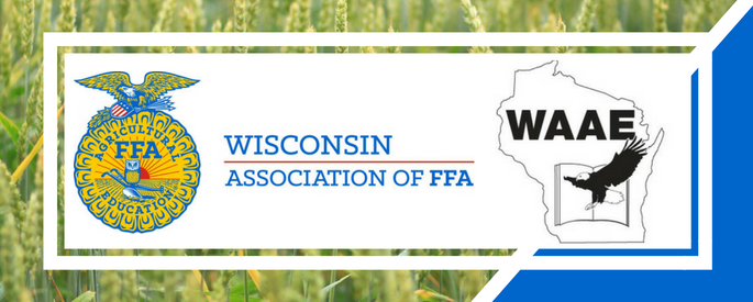 Wisconsin FFA/ WAAE Banner