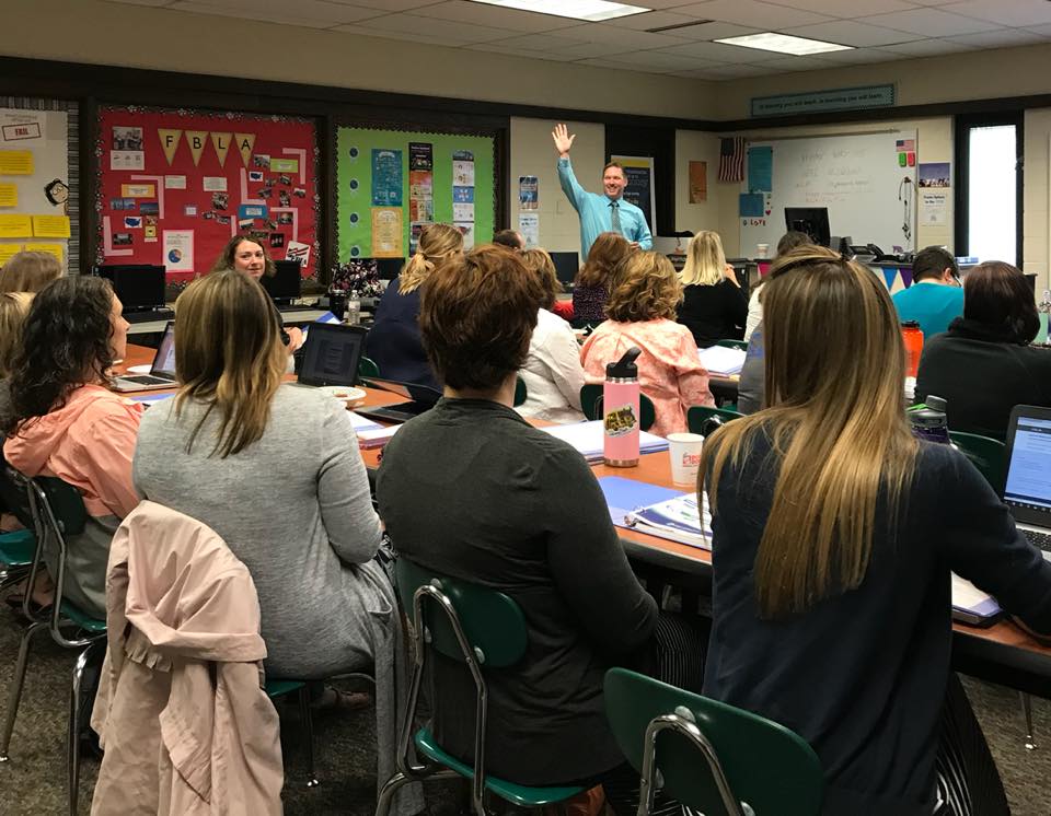 Career and Technical Education teachers gathered at Waunakee High School on June 19, 2018 in collaboration with the professional organization, Wisconsin Educators of Business & Information Technology.