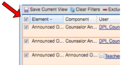 screenshot of box to check to select all forms
