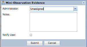 screenshot of process view form assignment window