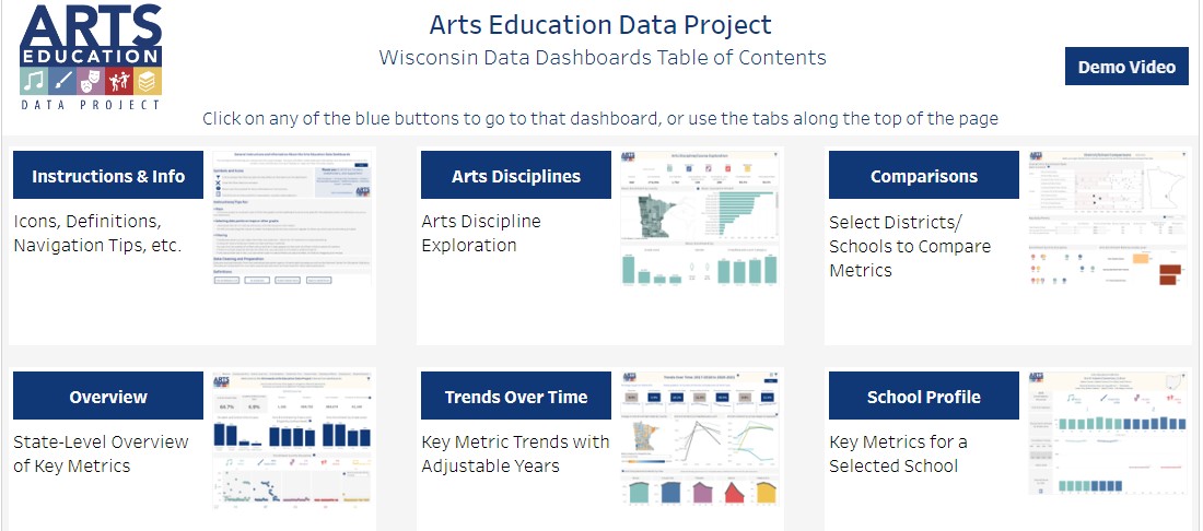Wisconsin Arts Education Data Dashboard