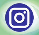 Instagram logo over DPI swirl