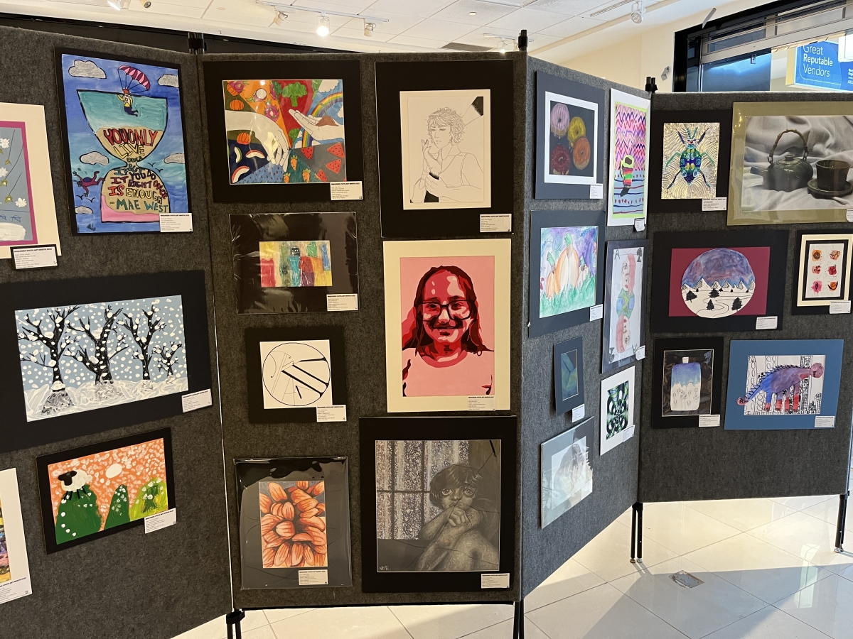 Youth art displayed at East Towne Mall