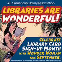 library sign up month advertisement