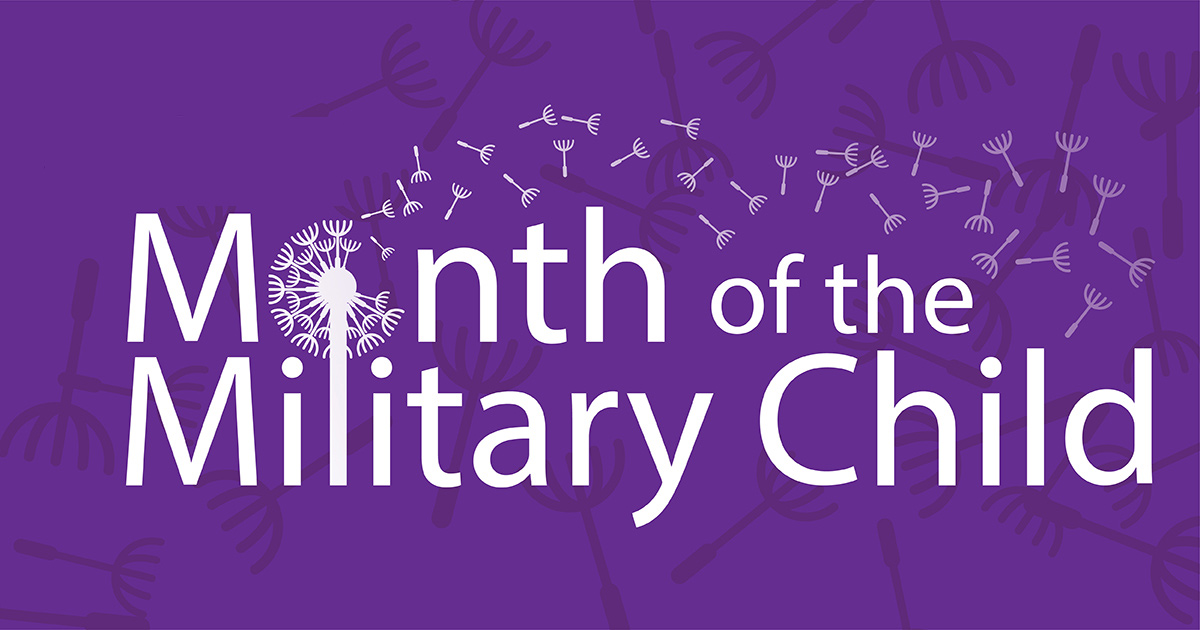 DODEA Month of the Military Child logo