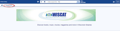 Link to BadgerLink home page displays in toolbar of library's WISCAT 