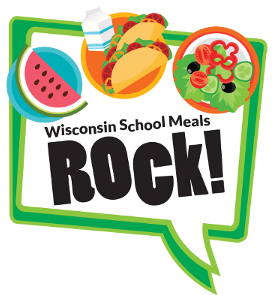 wisconsin school meals rock logo