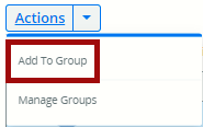 Screenshot of Add to Group button