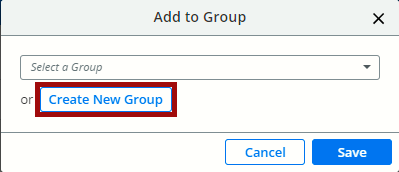 Click Create New Group.