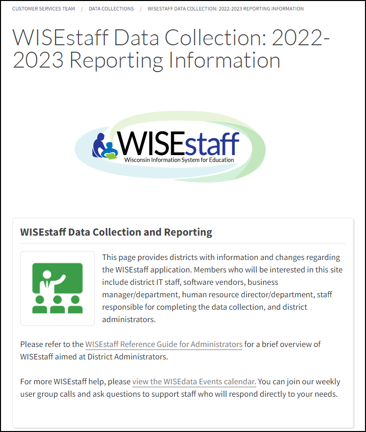 WISEstaff Data Collection page is where you can find Assignment Codes.
