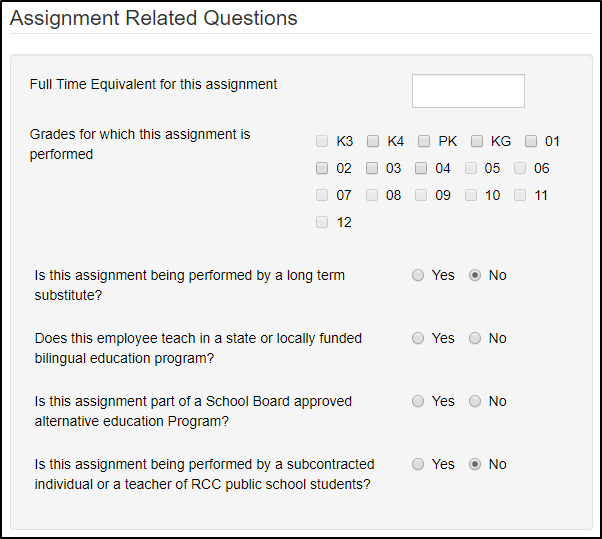 image of assignment related questions in WISEstaff