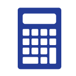 stock icon representing a calculator