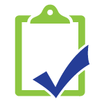 Checklist on clipboard icon