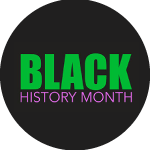 Black History Month logo text