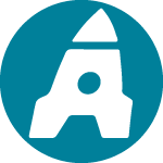 Launch logo of a rocket